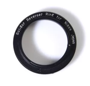 BAGUE INVERSION 52mm NIKON - REVERSE ADAPTER 52mm NIKON - SOLIGOR - Foto 1 di 3