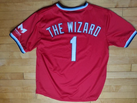 St Louis Cardinals Ozzie Smith “The Wizard” Red Maryville SGA Jersey Adult XL Cover