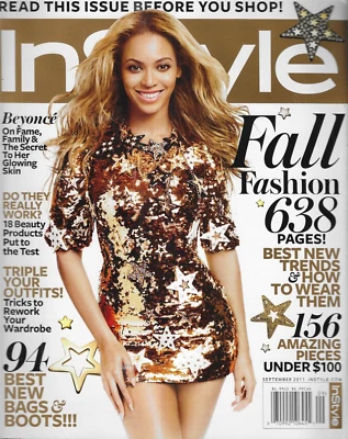 In Style Magazine Beyonce Fall Fashion Jessica Chastain Helen Mirren Bags Boots - Image 1 of 4