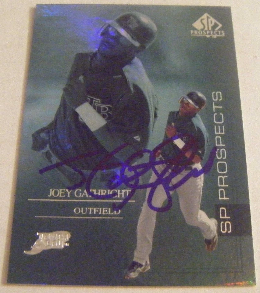 JOEY GATHRIGHT signed RAYS ROYALS 2004 Upper Deck SP Prospect baseball card AUTO - Image 1 of 1