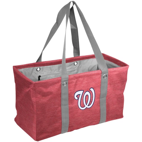 Washington Nationals Crosshatch Picnic Caddy Tote Bag Cover