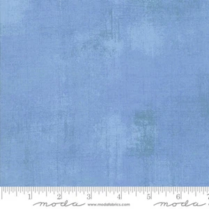 Moda Quilt Fabric Grunge Basics Powder Blue by BasicGrey by half-yard #30150 347 - Picture 1 of 1