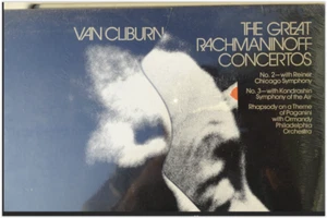 New, Sealed: Van Cliburn, The Great Rachmaninoff Concertoes, 2 LP set - Picture 1 of 5