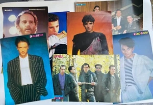 LOTTO 7 POSTER CANTANTI ITALIANI - RAMAZZOTTI RAF LITFIBA NANNINI DE GREGORI - Bild 1 von 1