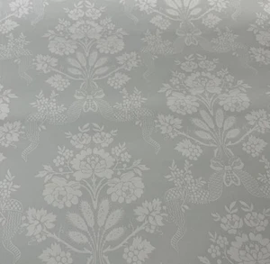 Vintage Thomas Strahan Wallpaper #999-2462 Light Blue Floral Flowers Bouquet USA - Picture 1 of 7