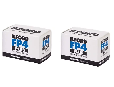 2 Rolls - Ilford FP4 Plus 125 ISO 135-24 Black & White Film - Expiry 09/2028 - Image 1 of 4