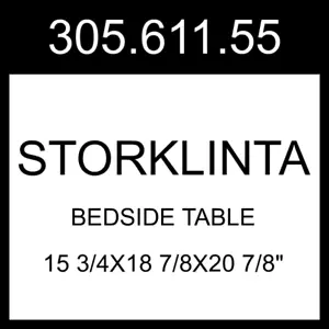 IKEA STORKLINTA Bedside Table 305.611.55 - Picture 1 of 1