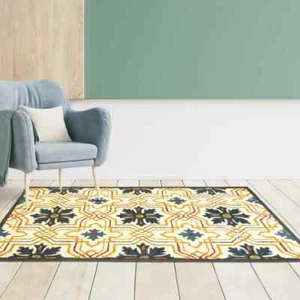 Hand Tufted Flower Pattern Wool Rug, Modern Design Soft Wool Carpet for Living - Picture 1 of 3