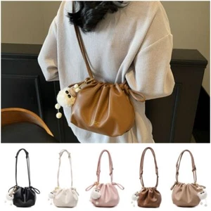 Pleated Design Shoulder Bag Multicolor Crossbody Bag Creative Pillow Bag Gift - Picture 1 of 17