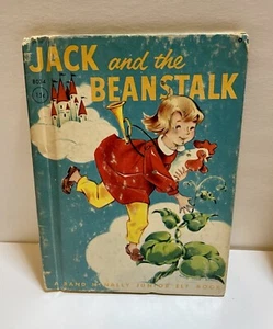 1961 Vintage 'Jack and the Beanstalk' ~ Rand McNally Junior Elf Book #8034 - EUC - Picture 1 of 3
