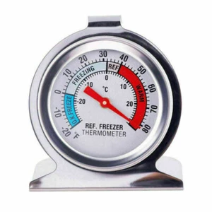 Stainless Steel Fridge Freezer Dial Thermometer Temperature Gauge Kitchen Tools - Picture 1 of 10