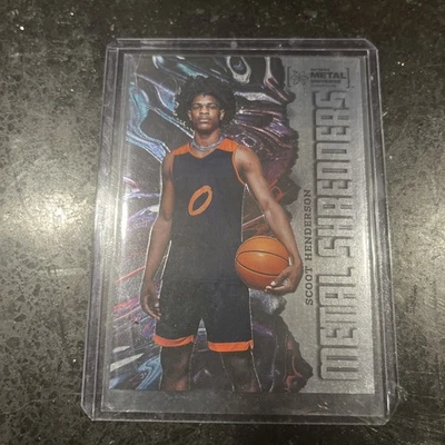 2022 Skybox Metal Universe Champions - Metal Shredders Scoot Henderson #122 (RC) - Image 1 of 4