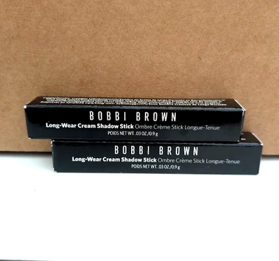 PACK de 2 barras de sombra crema de larga duración Bobbi Brown en bronce dorado 0,03 oz / 0,9 g Foto 1 de 4