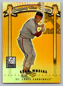 2001 Donruss Elite Passing the Torch #9T-1 Stan Musial Cardinals 0775/1000 - Bild 1 von 3
