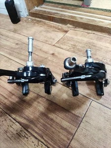 Campagnolo Athena Doppia Pinza Freno Anteriore e Posteriore Nero Supporto... - Foto 1 di 3