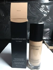 BareMinerals Barepro Performance Wear Liquid Foundation SPF20 SILK 14, NIB - Picture 1 of 6