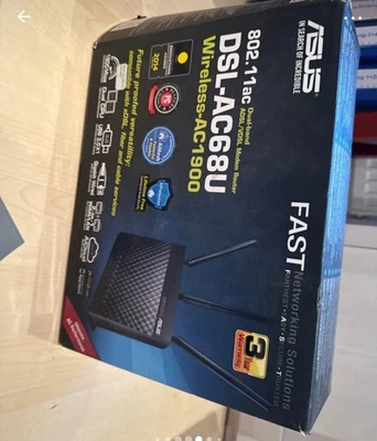 ASUS DSL-AC68U Wi-Fi ADSL/VDSL - Modem-WLAN-Router - bis zu 1900 Mbps - Bild 1 von 4