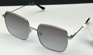 Calvin Klein CK19135S Women's 58mm Silver Frame Gray Lens Sunglasses NEW - Picture 1 of 3