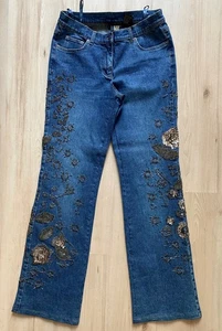 Jeans mit aufwändiger edler Perlenstickerei von Madeleine, Gr.38, Neuwertig! - Bild 1 von 8