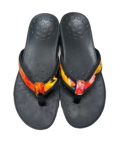 Vionic Pacific High Tide Sandals Women Size 10 Multicolor Platform Flip Flop - Picture 1 of 8