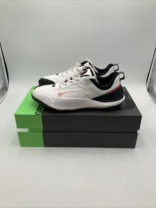 G/Fore G/18 Golfschuhe Herren Größe 11 Schnee/Onyx mit Originalkarton Top Zustand - Bild 1 von 24