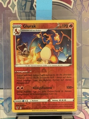 Glurak 025/185 Farbenschock Reverse Karte - Bild 1 von 3