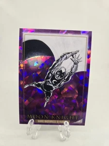 2024 Marvel Masterpieces 92 Platinum MOON KNIGHT Purple Crystals - Picture 1 of 2