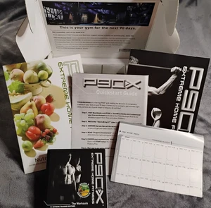 Original P90X Extreme Fitness Box Set Complete w/Guides, Planner & All Discs - Picture 1 of 5