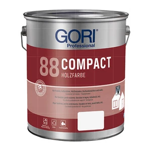 GORI 88 Compact Holzfarbe 5 LTR Deckfarbe Holzschutz Holzpflege POLARWEISS - Bild 1 von 2