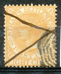 Straits Settlements 14 gebruikt (2) - Foto 1 di 1