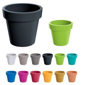 Blumentopf Übertopf Blumenkübel 8 Größen 8 Farben Pflanzkübel Pflanztopf Plastik - Bild 1 von 21