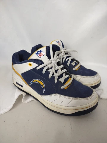 RARE Vintage Reebok NFL San Diego LA SD Chargers Shoes Men's Sz 4 women's 6 Cover