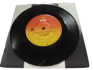 Neil Diamond Headed For The Future/Angel 7" record Australia 1986 - Picture 1 of 5