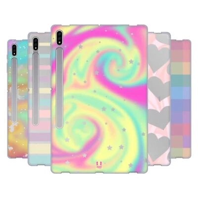 HEAD CASE DESIGNS CHARMING PASTELS SOFT GEL CASE FOR SAMSUNG TABLETS 1 - Image 1 of 4