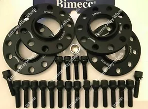 ALLOY WHEEL SPACERS 12mm / 15mm BMW F20 F21 F22 F23 M14X1.25 + LOCKERS BIMECC - Picture 1 of 1