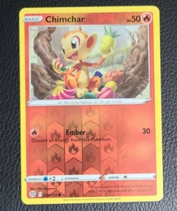Pokemon - Chimchar 024/172 - Reverse Holo Card - Brilliant Stars - Picture 1 of 2