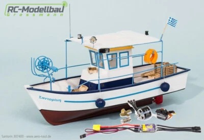 Aeronaut 307400 Santorin griechische Fischkutter + Antiebsset Komplett-Set - Bild 1 von 4