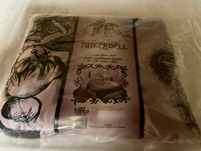 Dark Tinkerbell Duvet Cover Satin 86 inches x 86 New - Image 1 of 3