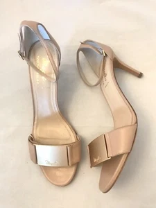 Magli By Bruno Magli Women’s High Heeled Sandal Nude Beige EU40.5/ US 10.5 - Picture 1 of 12
