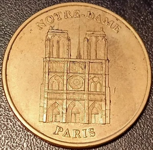 Médaille touristique - Paris (75) Cathédrale Notre-Dame 1998 ! 75P-ND/1 - Picture 1 of 2