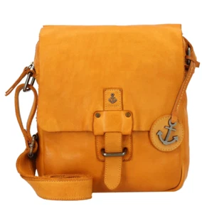 NWT HARBOUR 2ND MARLIES FLAP WITH BUCLE LEATHER CROSSBODY BAG GOLD - Picture 1 of 13