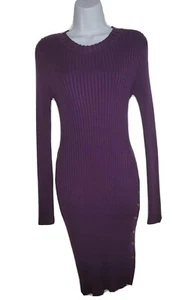 Love university sexy knitted Long Sleeve Hip Dress Casual Top for Women/ size L - Picture 1 of 11