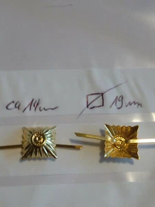 Sterne 19mm diagonal golden 10 Stück (d813)(je0,90) - Bild 1 von 1