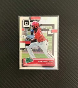 2022 Panini Donruss Optic Elly De La Cruz Silver Holo Prizm Rated Prospect #RP-6