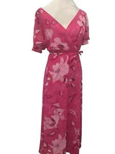 Changes By Together Pink Chiffon Dress Size 20 Bnwt Away 3.9 - Picture 1 of 5