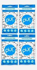 PUR Xylitol Chewing Gum PEPPERMINT (55 Pieces, 4 Pack) Sugarless Vegan Pure