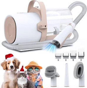 11000Pa Dog & Cat Pet Grooming Kit & Vacuum 2.5L Large Capacity + Clipper Tools - Picture 1 of 7