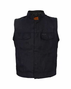 Kids Denim Motorcycle Club Vest - Picture 1 of 5