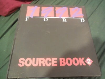 1992 FORD MUSTANG THUNDERBIRD BRONCO RANGER F150 SOURCE DEALER ALBUM BINDER HAVE - Image 1 of 3