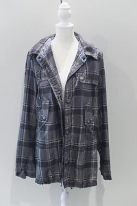 BNWOT Free People We The Free Plaid Nylon Jacket Lightweight Cinchable Small - Picture 1 of 11
